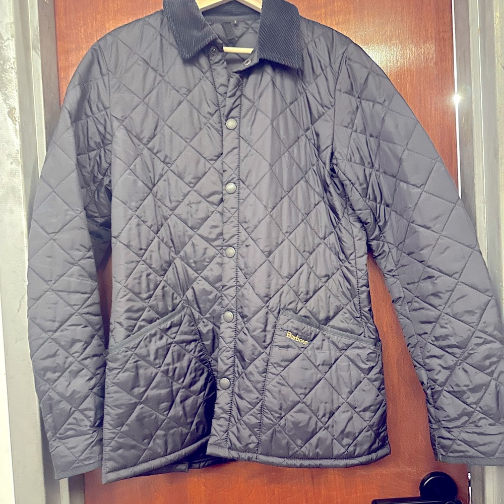 Barbour Liddesdale Jacket Navy Men’s Size S